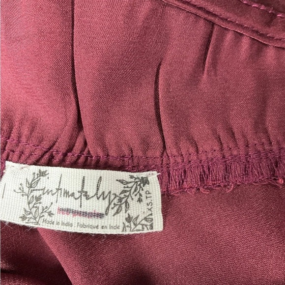 Intimately Free People Slip Dress XS Sweetheart Babydoll Embroidered Fairy Tank - Picture 3 of 13